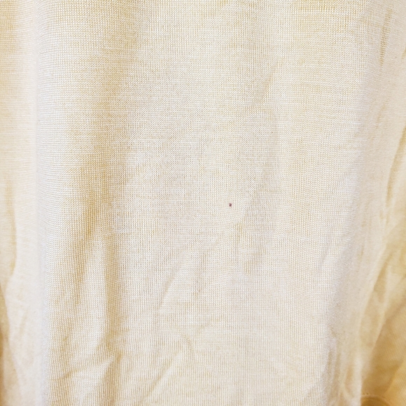 WinterSilks Yellow Silk Turtleneck Shirt - Picture 7 of 7